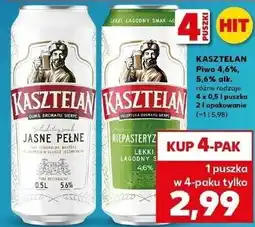 Kaufland Piwo Kasztelan Jasne Pełne oferta