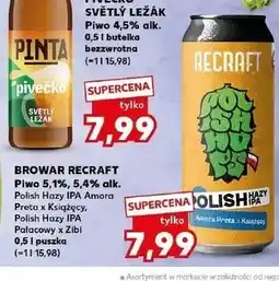 Kaufland Piwo pałacowy zibi Recraft Polish Hoppy Hazy Ipa oferta