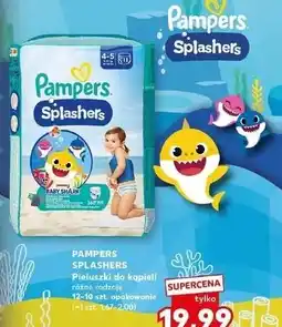 Kaufland Pieluchy do pływania 4-5 Pampers Splashers oferta