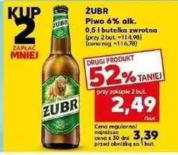 Kaufland Piwo Żubr 1768 oferta