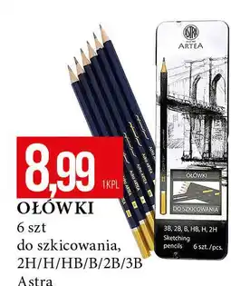 E.Leclerc Ołówki w metalowym pudełku Astra Artea oferta