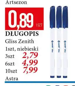E.Leclerc Długopis gliss niebieski Zenith oferta