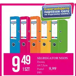 E.Leclerc Segregator a4/7.5 cm pastel Donau (Biella) oferta