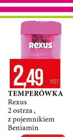 E.Leclerc Temperówka 2 ostrza Rexus oferta