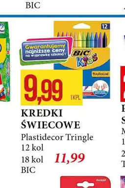 E.Leclerc Kredki świecowe plastidecor Bic Kids oferta