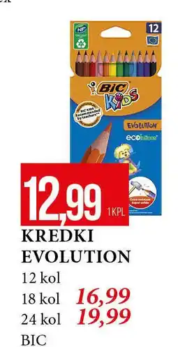 E.Leclerc Kredki ołówkowe evolution illusion Bic Kids oferta