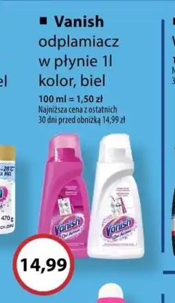 Drogeria alicja Odplamiacz Vanish oferta