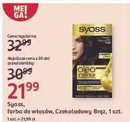Rossmann Farba do włosów czekoladowy brąz 4-86 Syoss Oleo Intense oferta