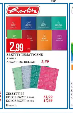 E.Leclerc Kołozeszyt a5/80k Herlitz oferta
