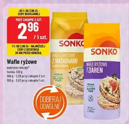 Polomarket Wafle ryżowe Sonko różne rodzaje oferta