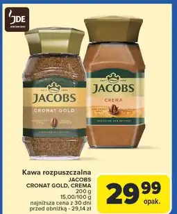 Carrefour Kawa rozpuszczalna Jacobs Cronat Gold oferta