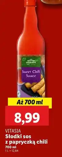 Lidl Słodki sos z papryczką chili Vitasia oferta
