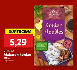 Lidl Makaron konjac Vitasia oferta