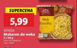 Lidl Makaron do woka curry lub klasyczny Vitasia oferta