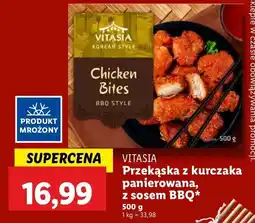 Lidl Przekąska z kurczaka panierowana z sosem BBQ Vitasia oferta
