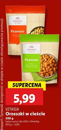 Lidl Orzeszki VITASIA kataifi curry/chili z limonką oferta