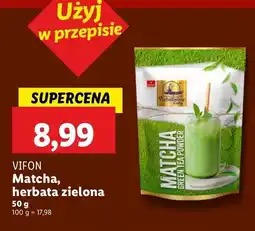 Lidl Herbata zielona VIFON Matcha oferta