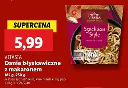 Lidl Danie instant VITASIA syczuańskie/kimchi/kung pao oferta