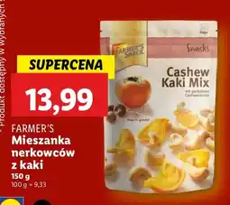 Lidl Mieszanka nerkowców FARMER'S z kaki oferta