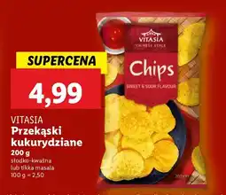 Lidl Przekąski kukurydziane VITASIA słodko-kwaśna/tikka masala oferta