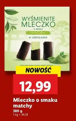 Lidl Mleczko o smaku matchy w czekoladzie Lidl oferta
