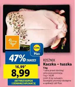 Lidl Kaczka tuszka Rzeźnik oferta