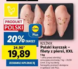 Lidl Polski kurczak filety z piersi XXL Rzeźnik oferta