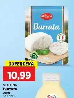 Lidl Ser Burrata Milbona oferta