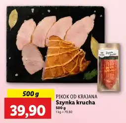 Lidl Szynka krucha Pikok od Krajana oferta