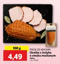 Lidl Osełka z indyka o smaku maślanym Pikok od Krajana oferta