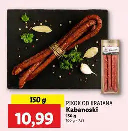 Lidl Kabanosy Pikok od Krajana oferta