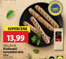 Lidl Kiełbaski Grill&Fun norymberskie oferta