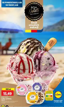 Lidl Lody Bon Gelati z polewą oferta