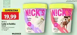 Lidl Lody Nick's w kubku vanilla bean oferta