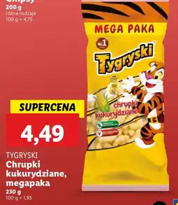 Lidl Chrupki kukurydziane Tygryski megapaka oferta