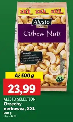 Lidl Orzechy nerkowca XXL Alesto Selection oferta