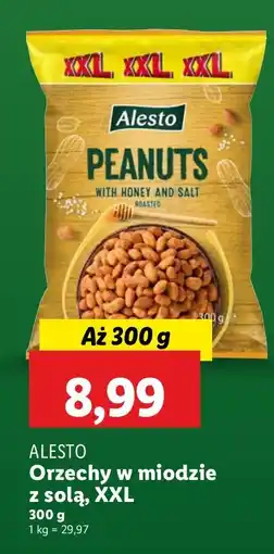 Lidl Orzeszki w miodzie z solą XXL Alesto oferta