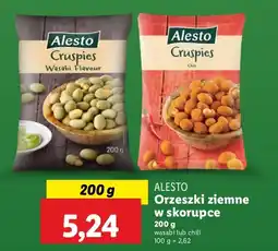 Lidl Orzeszki ziemne w skorupce Alesto oferta