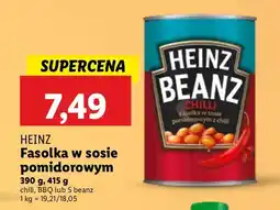 Lidl Fasolka w sosie pomidorowym Heinz oferta