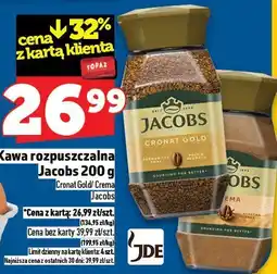 Topaz Kawa rozpuszczalna Jacobs Cronat Gold oferta