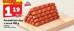 Topaz Parówki hot-dog z serem Indykpol oferta