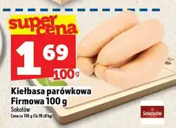 Topaz Kiełbasa parówkowa Firmowa Sokołów oferta