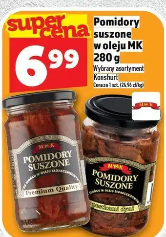 Topaz Pomidory suszone w oleju MK oferta