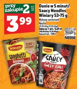 Topaz Danie Saucy Noodles Winiary oferta