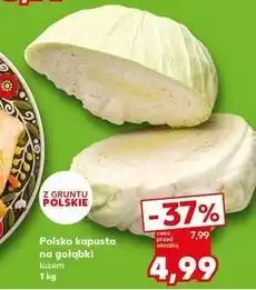 Kaufland Kapusta na gołąbki polska oferta