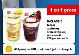 Kaufland Deser z pianką śmietankową waniliowy K-Classic oferta