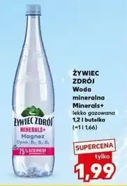 Kaufland Woda lekko gazowana Żywiec Zdrój Minerals+ oferta