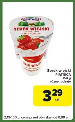 Carrefour Express Serek wiejski Piątnica różne rodzaje oferta