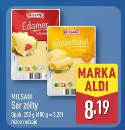 ALDI Ser żółty MILSANI oferta