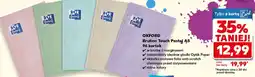 Kaufland OXFORD Brulion Touch Pastel A5 oferta